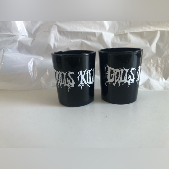 NWT UNRELEASED Dolls Kill Ceramic Tray & matching Shot Glass Bundle - Picture 4 of 7